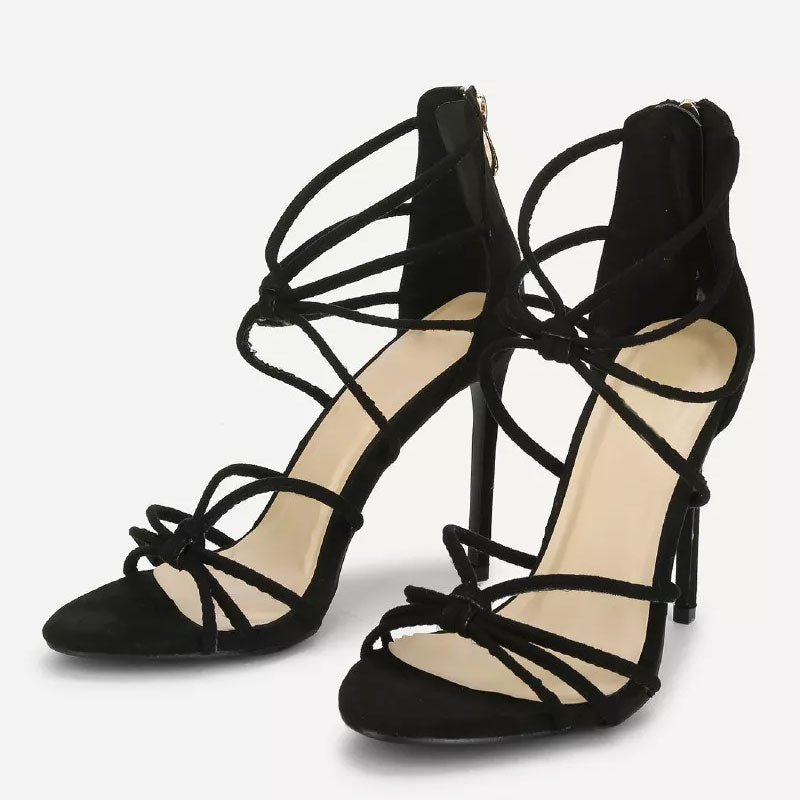 Strappy Stiletto High Heeled Sandals